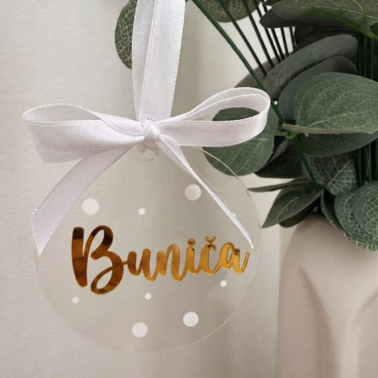 Ornament acrilic personalizabil